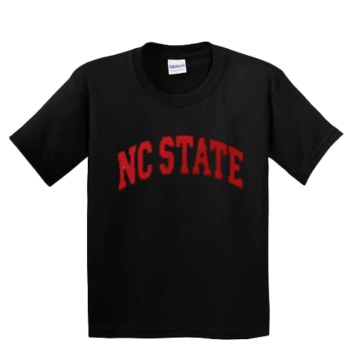 NC State Wolfpack Youth Black Arch T-Shirt