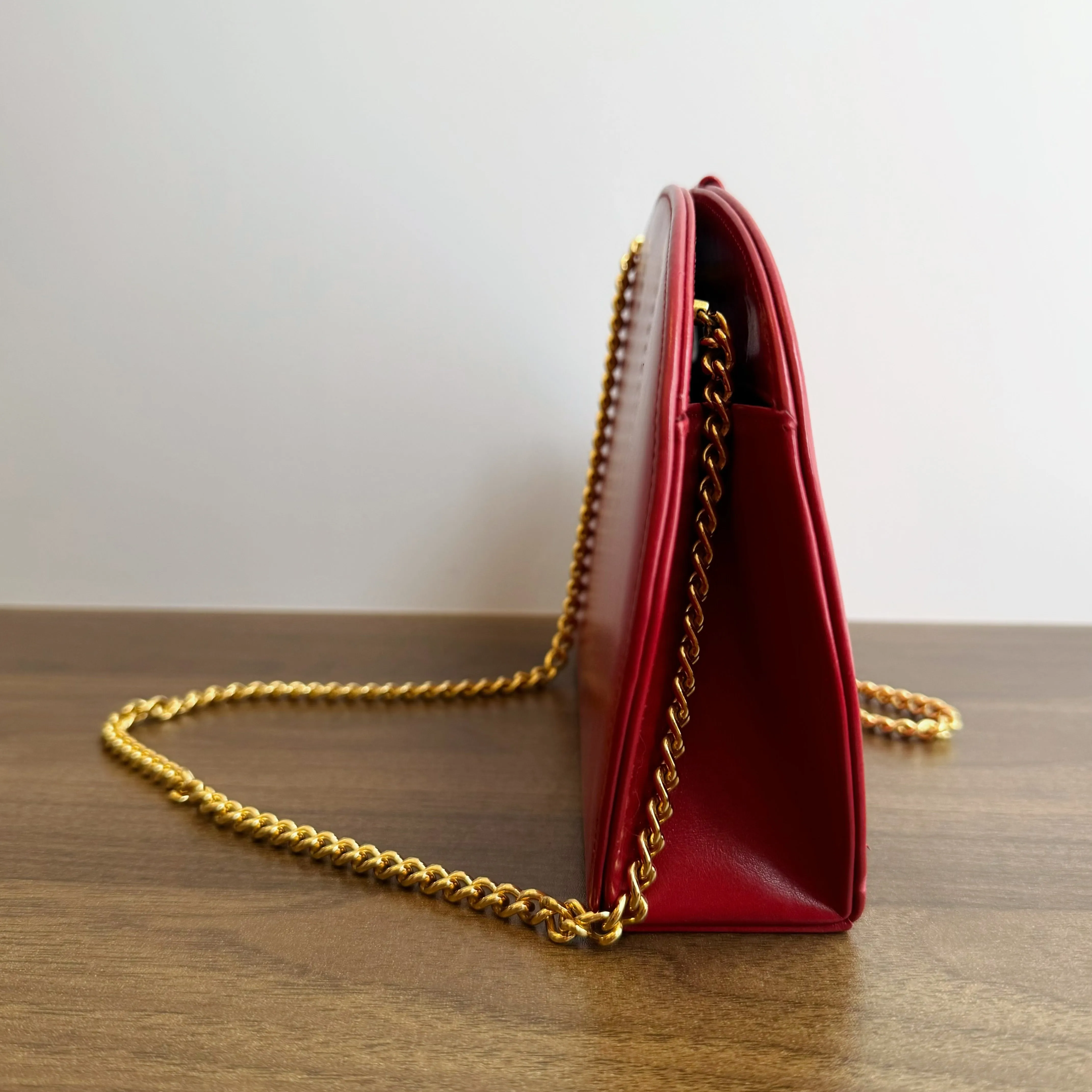 Nina Ricci Red Chain Bag