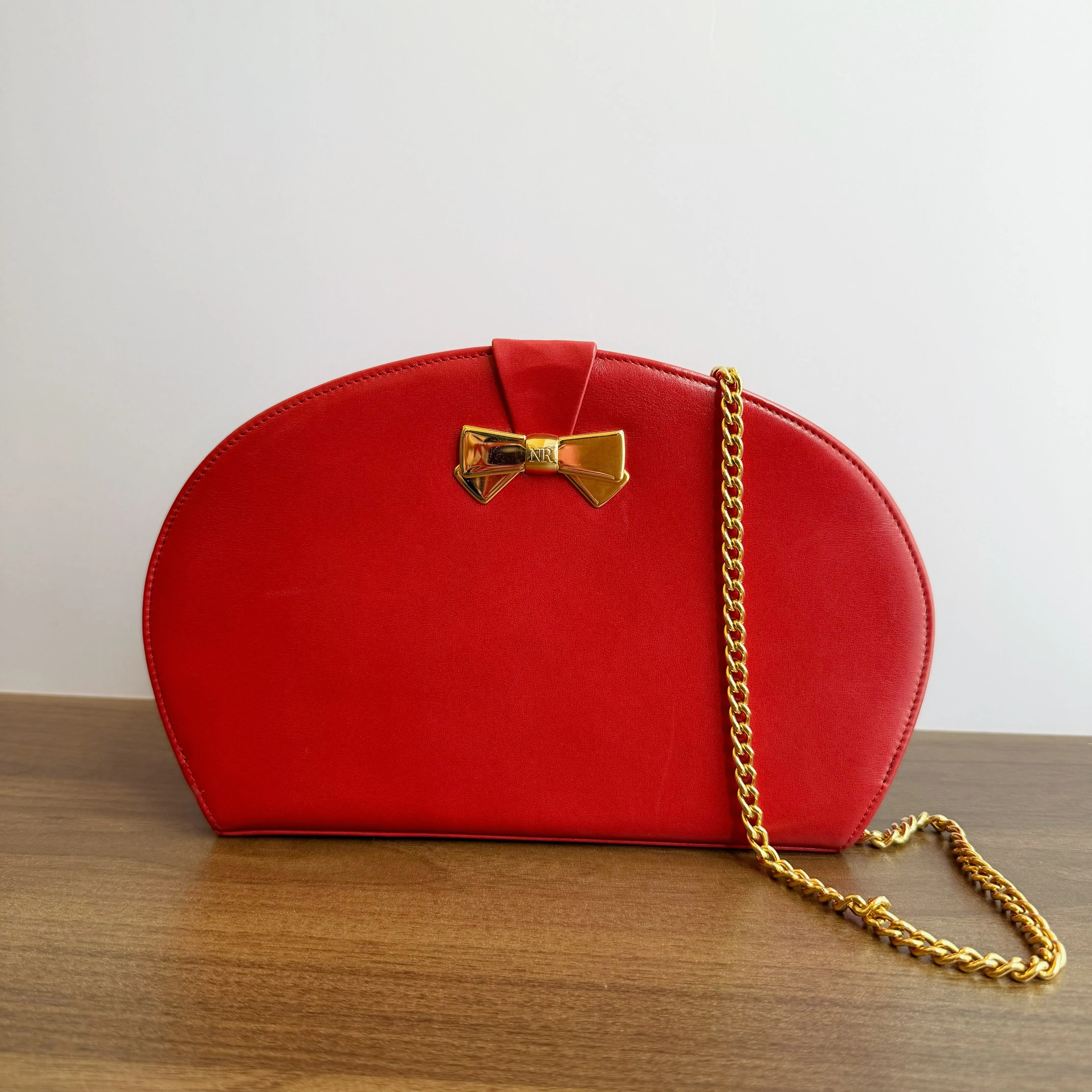 Nina Ricci Red Chain Bag