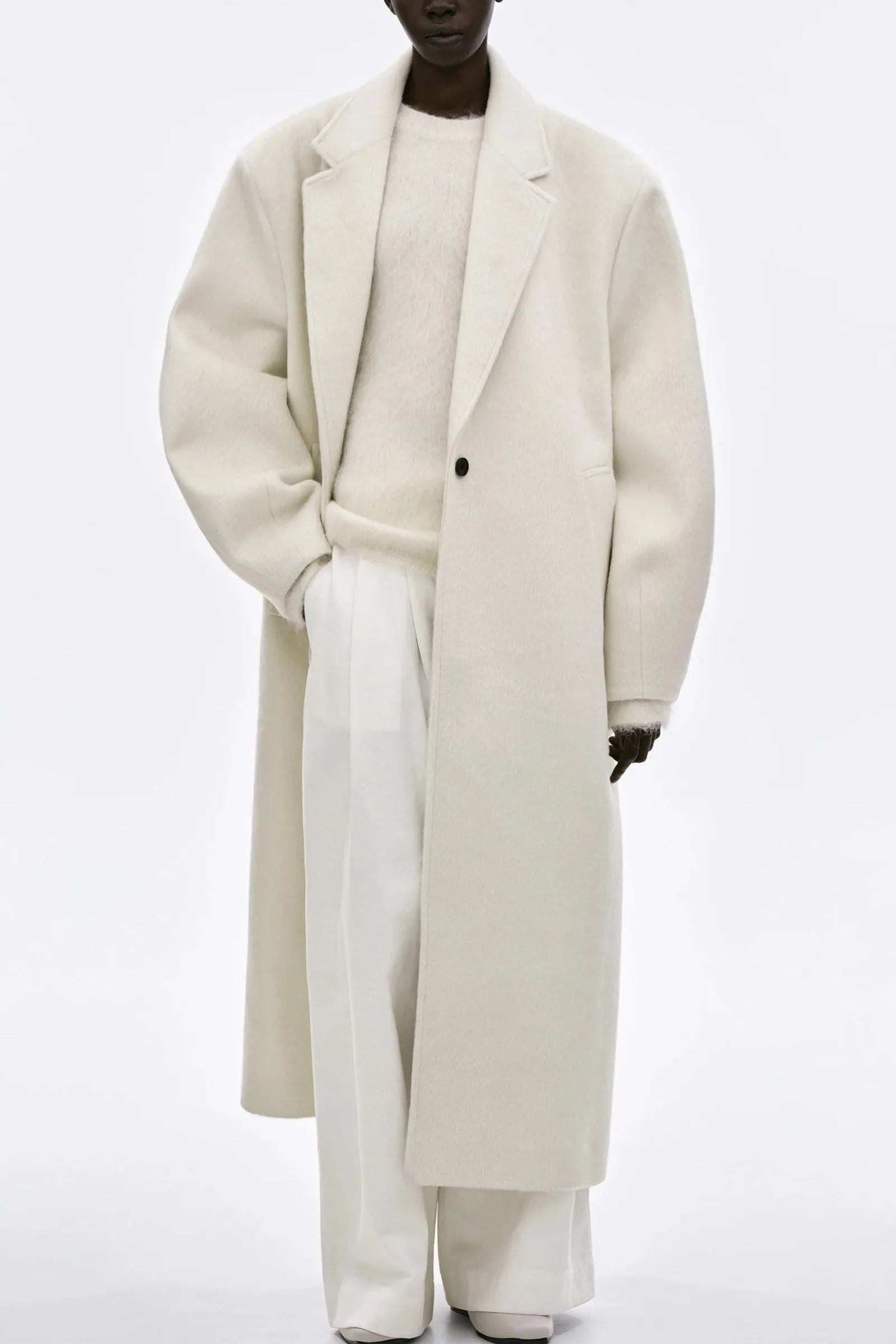 Nuevo Cocoon Coat, Powder