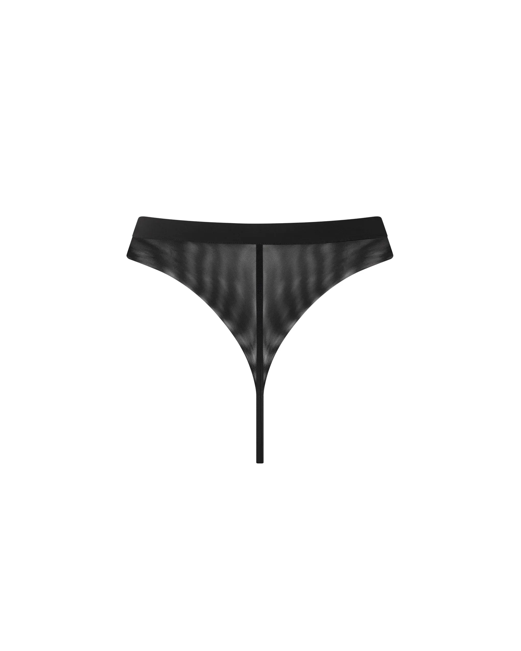 Orla High-Waist Thong Black