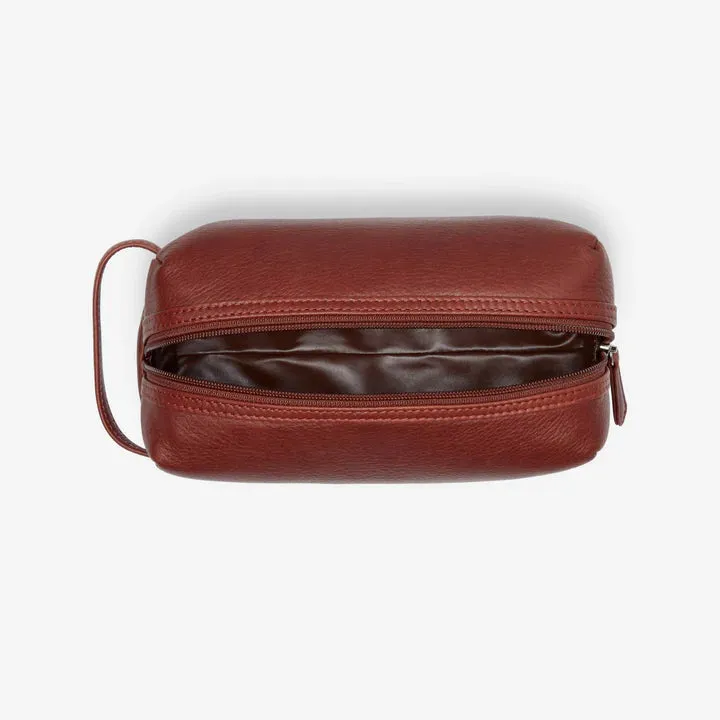 Osgoode Marley Small Leather Toiletry/Shave Bag - 2015