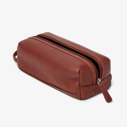 Osgoode Marley Small Leather Toiletry/Shave Bag - 2015