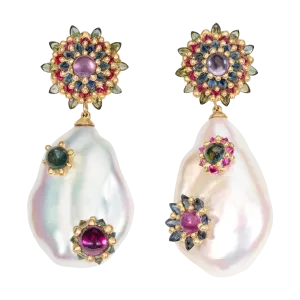 Pearl Mother Clusterf@&$ Drop Earrings - Made to Order