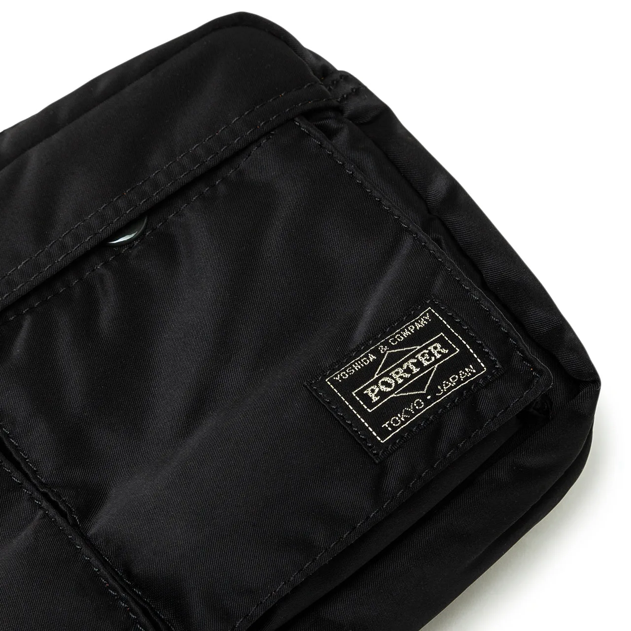 porter by yoshida tanker waist bag (black)