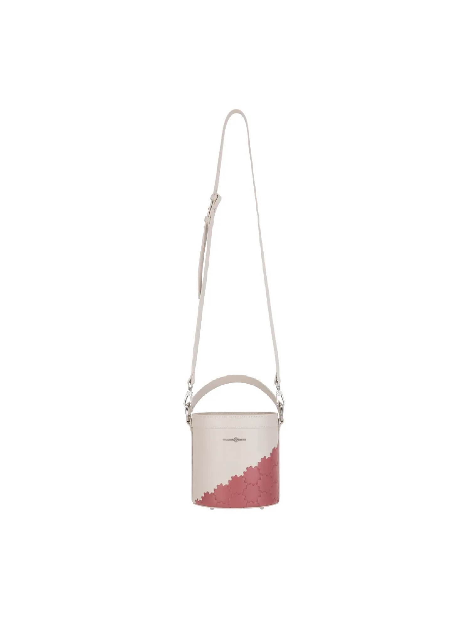 Quilted Impressions Bucket Bag - Moonbeam/ Faded Rose