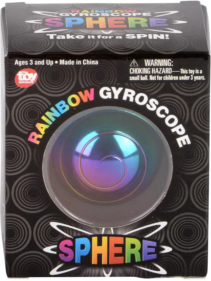 Rainbow Gyroscope Sphere