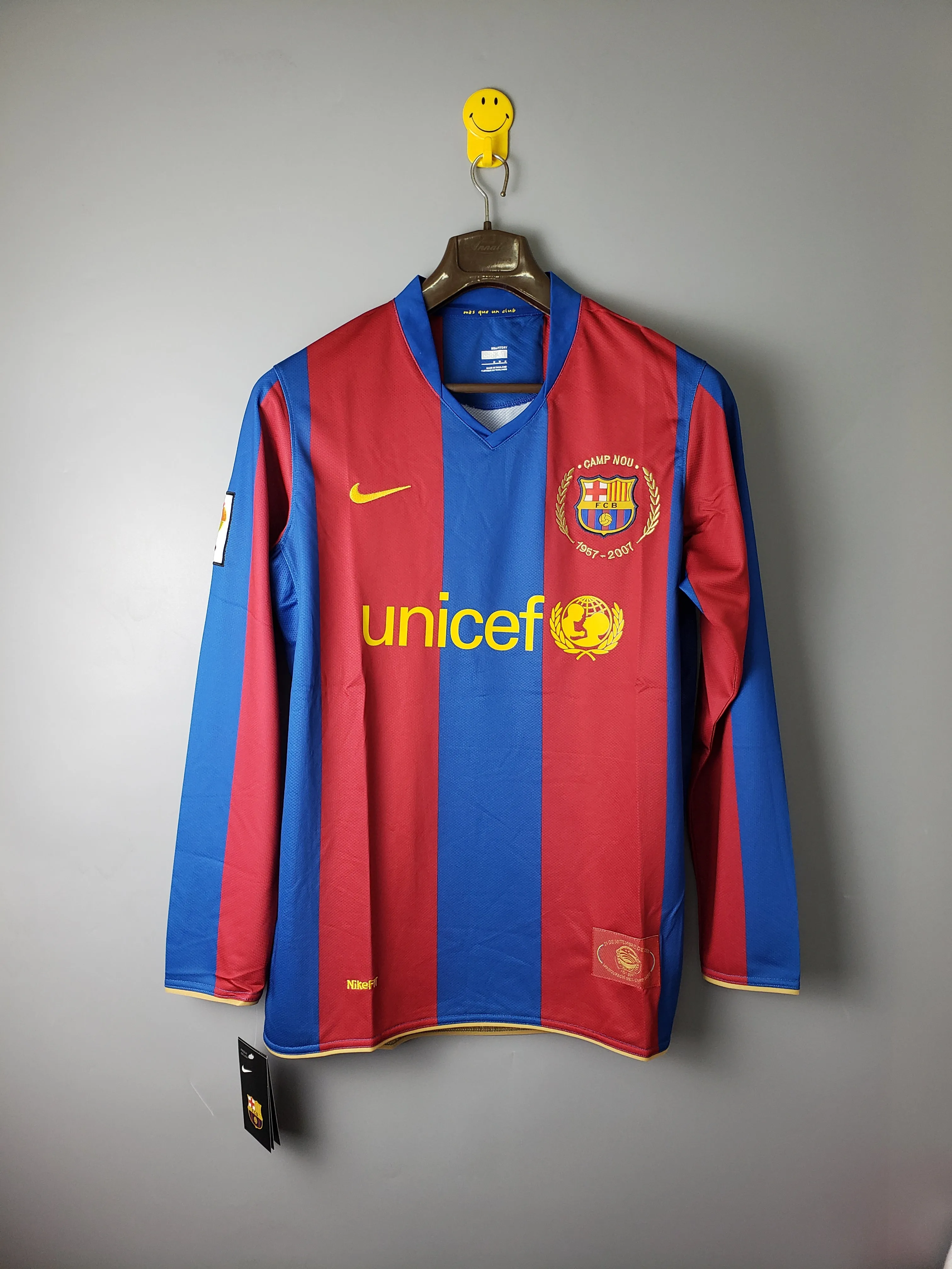 Retro 07/08 Barcelona long sleeves home S-XXL