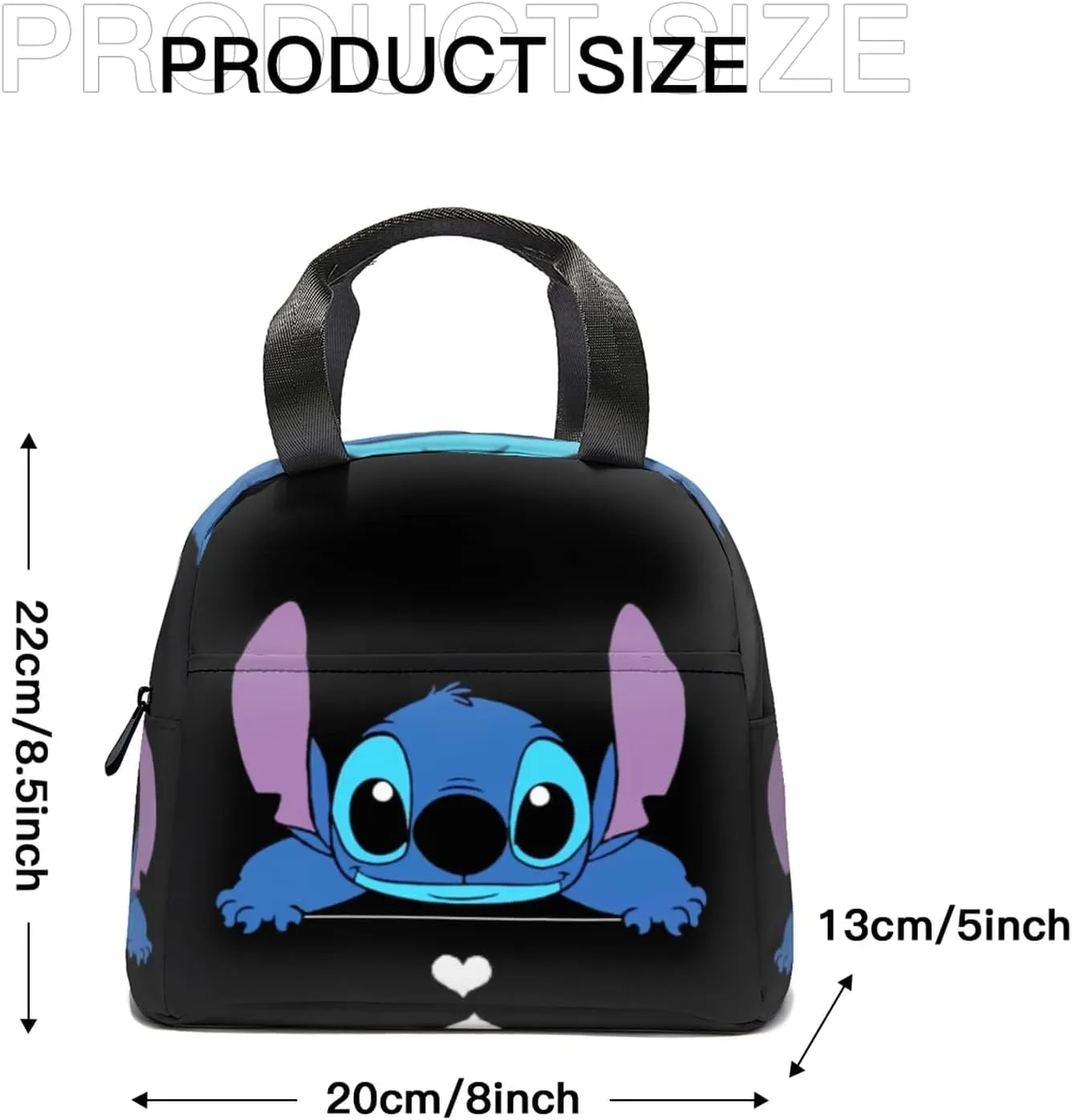 Reusable Insulated Lunch Bag Portable Lunch Box Anime Lunch Tote for Men Women Work Picnic Outdoor Camping