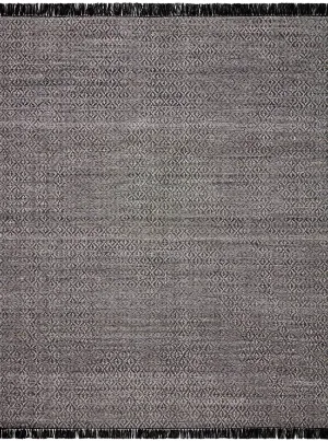 Rey Rug in Ivory & Charcoal