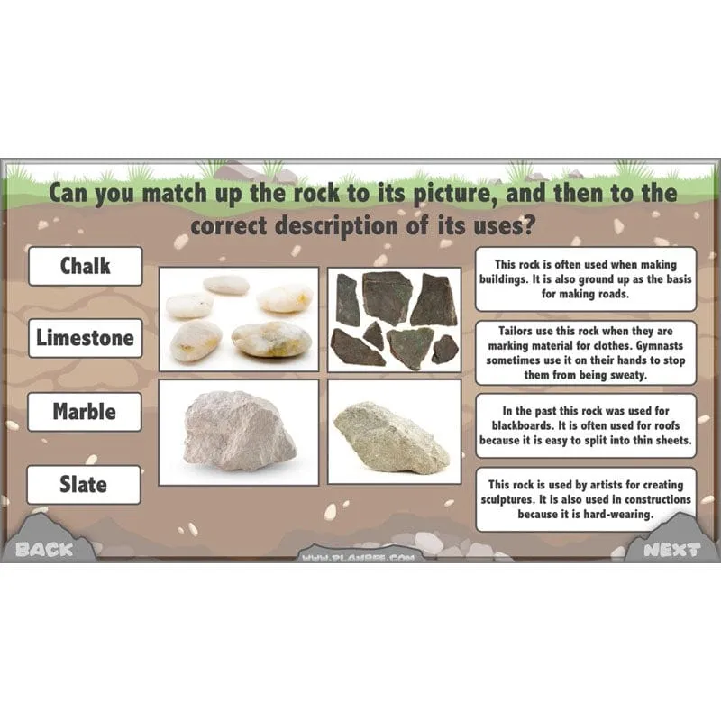 Rocks, Fossils and Soils