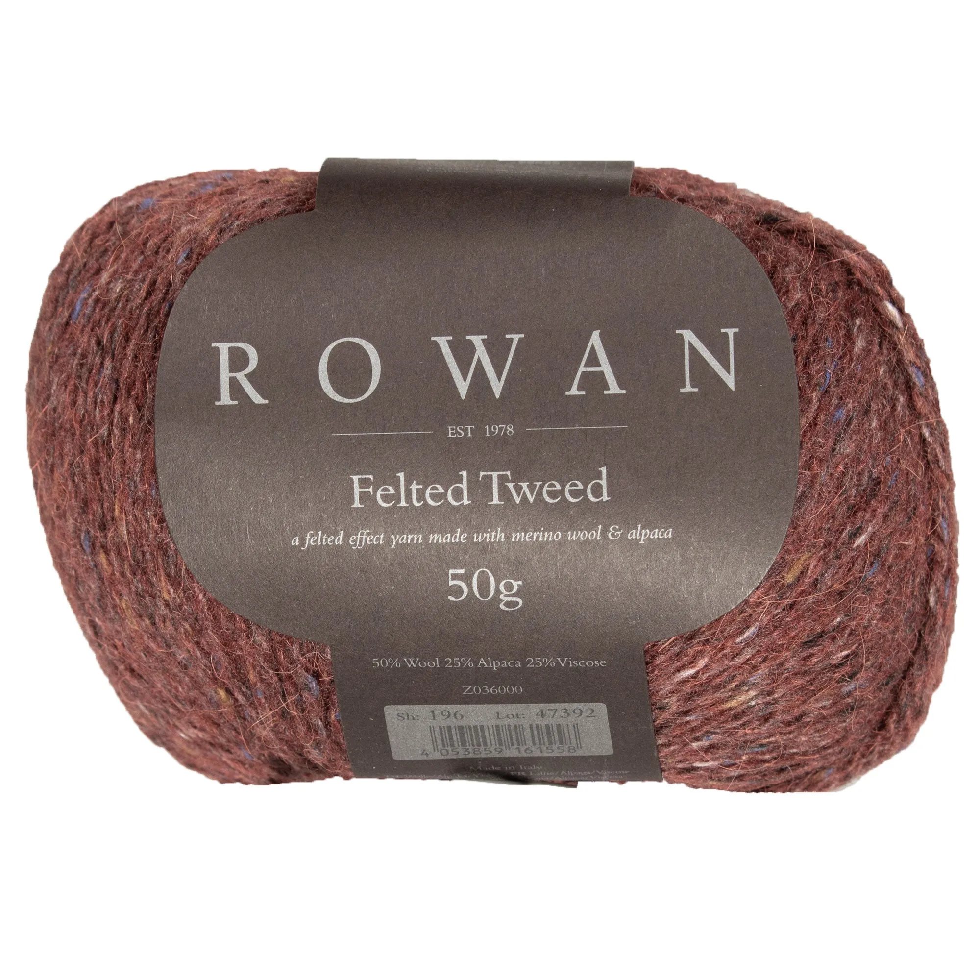 Rowan Felted Tweed Yarn - 196 Barn Red