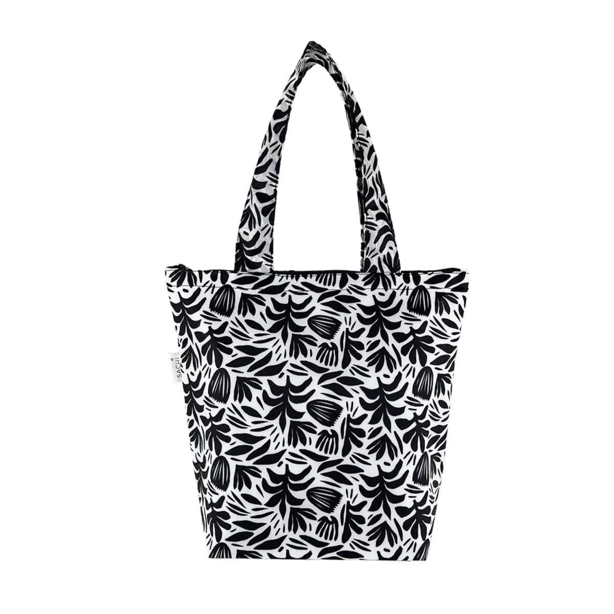 Sachi Insulated Market Tote Mono Blossoms