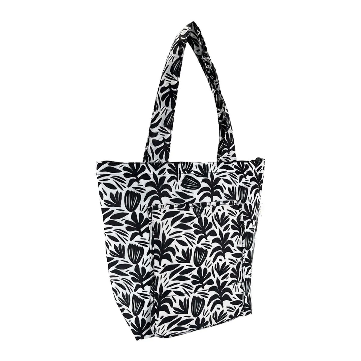 Sachi Insulated Market Tote Mono Blossoms