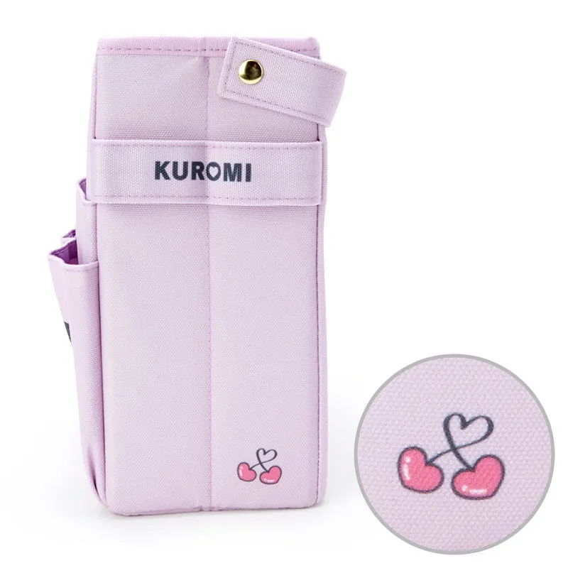 Sanrio Japan Desk Big Storage Tidy Bag - Purple Kuromi