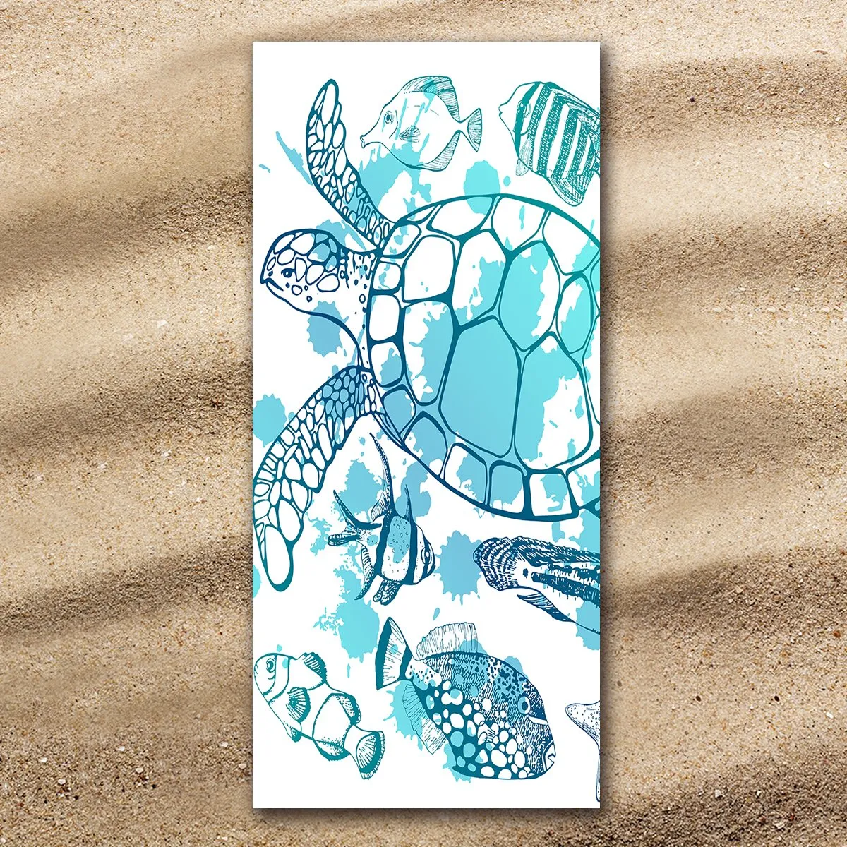 Sea Turtle Society Extra Large Towel