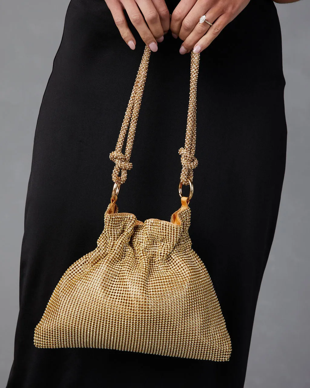 Secret Treasure Beaded Bucket Bag