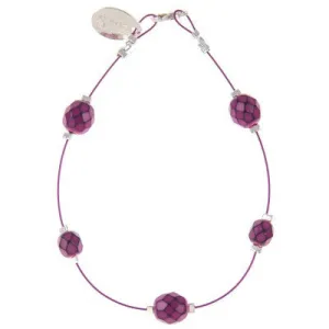 Serpentine Bracelet (Fuchsia)