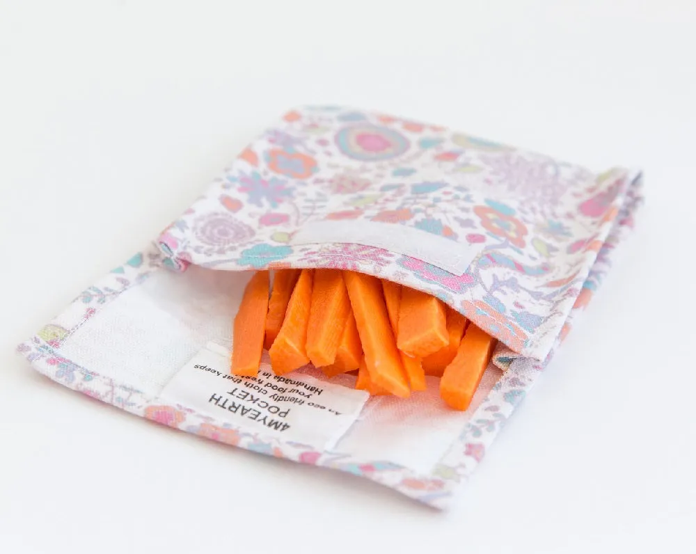 Snack & Food Bag - Flower Fantasy