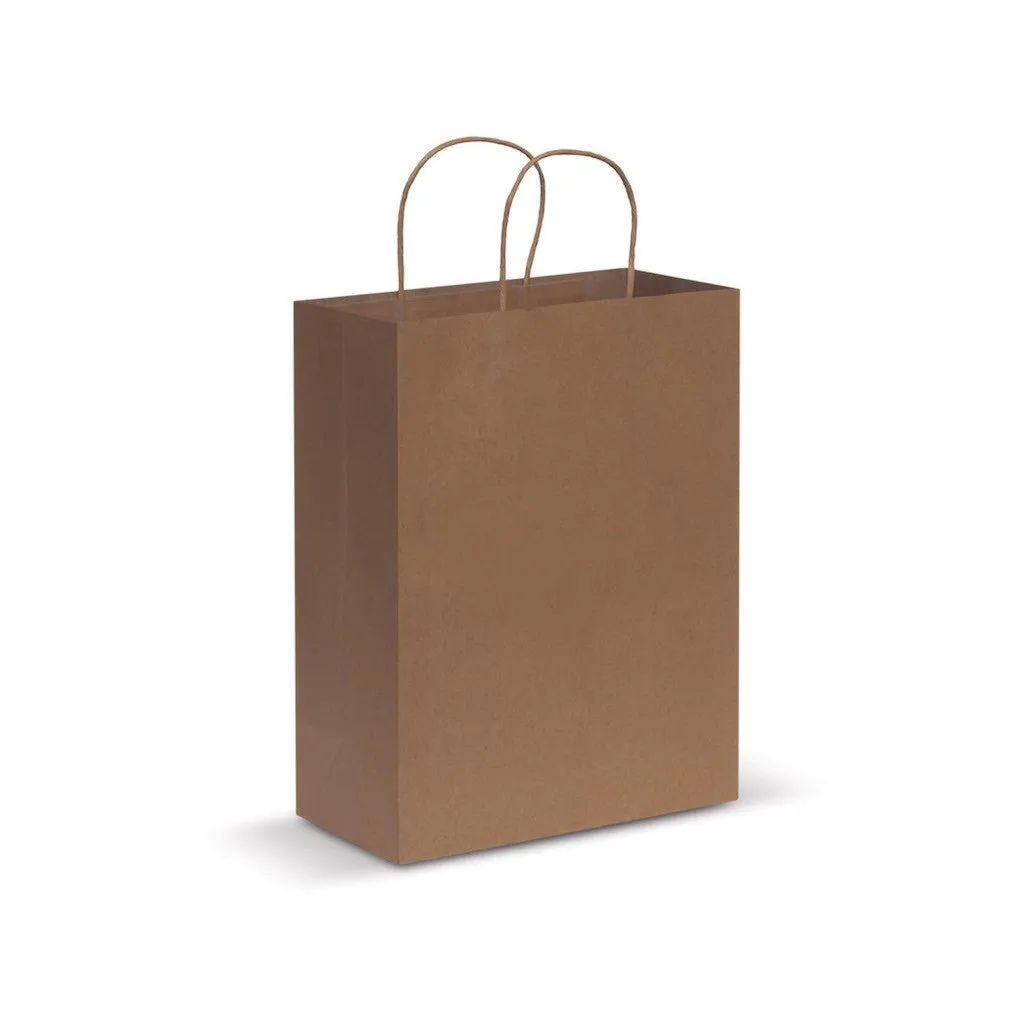 Stock Kraft Paper Carry Bag-Large(SKP-07T)