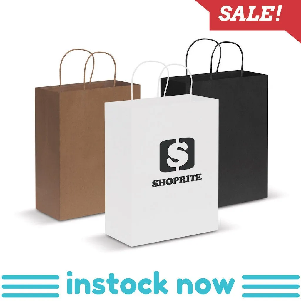 Stock Kraft Paper Carry Bag-Large(SKP-07T)