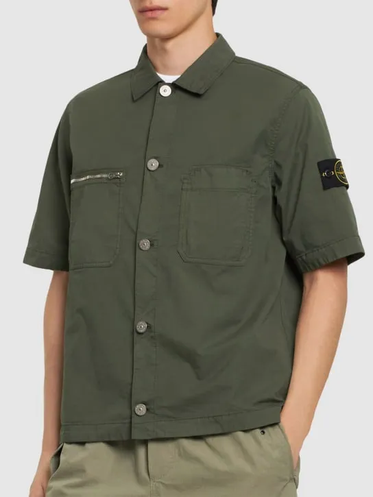 Stone Island   Short sleeve overshirt 