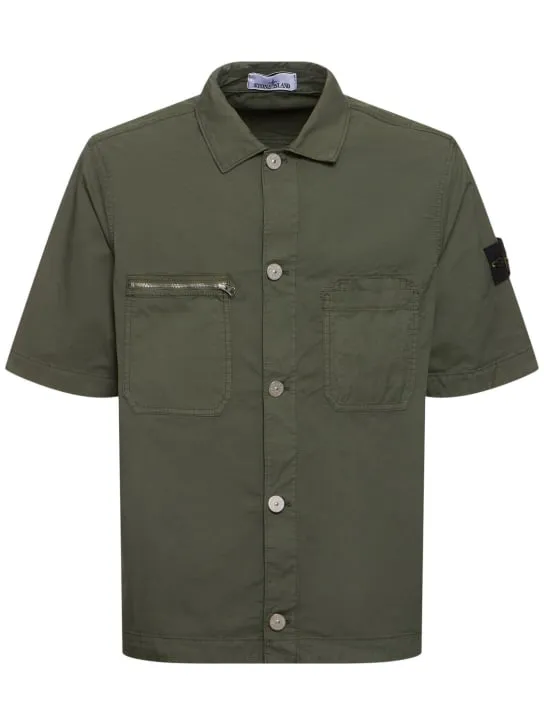 Stone Island   Short sleeve overshirt 