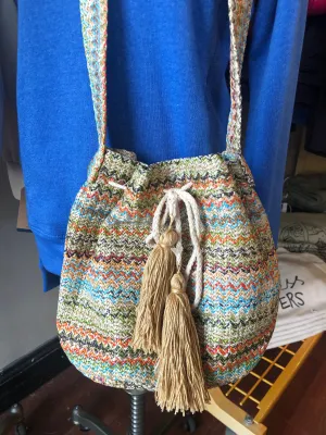 Straw Bucket Bag