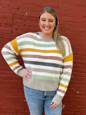 Stripe Ash Sweater