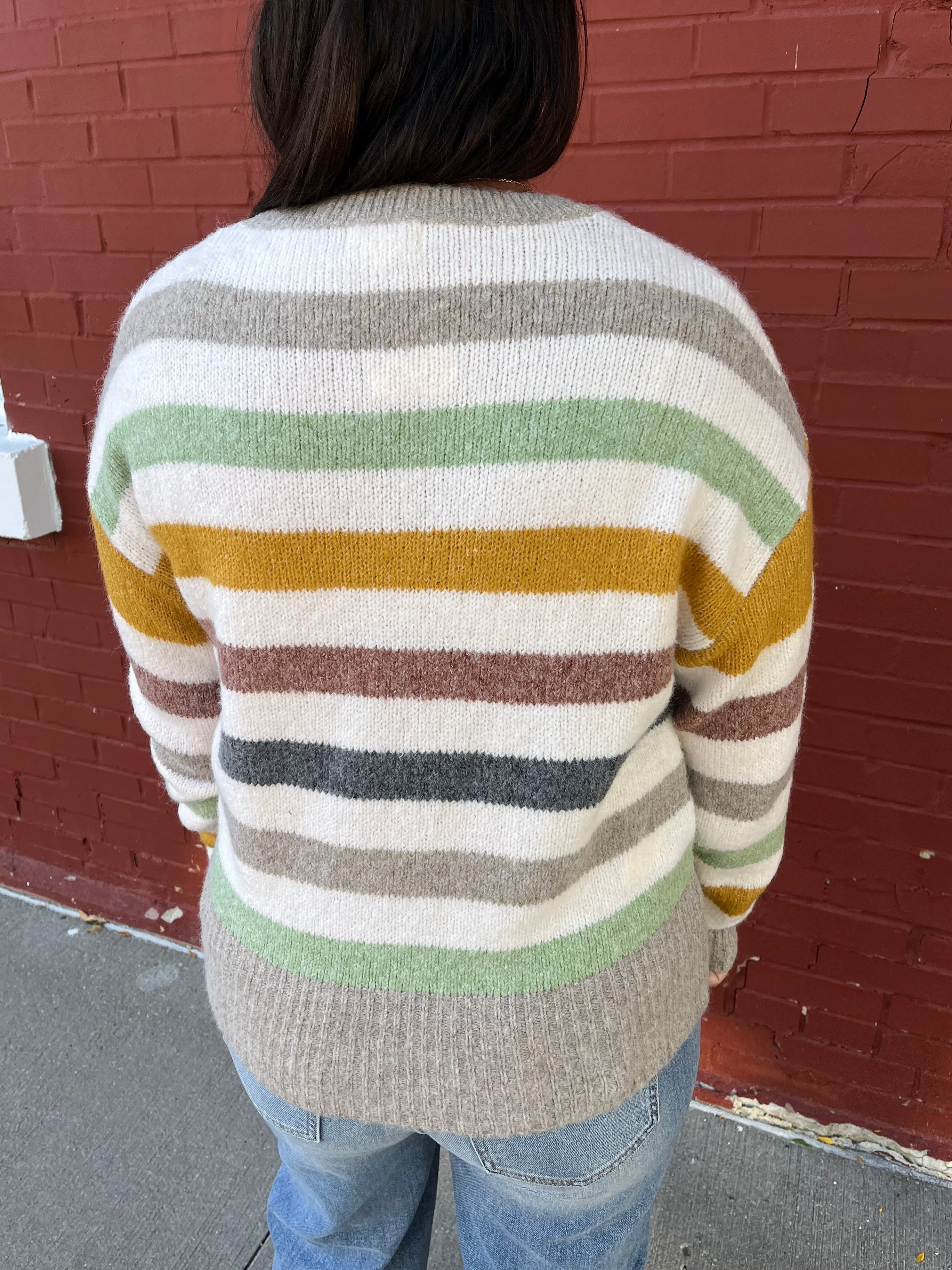 Stripe Ash Sweater