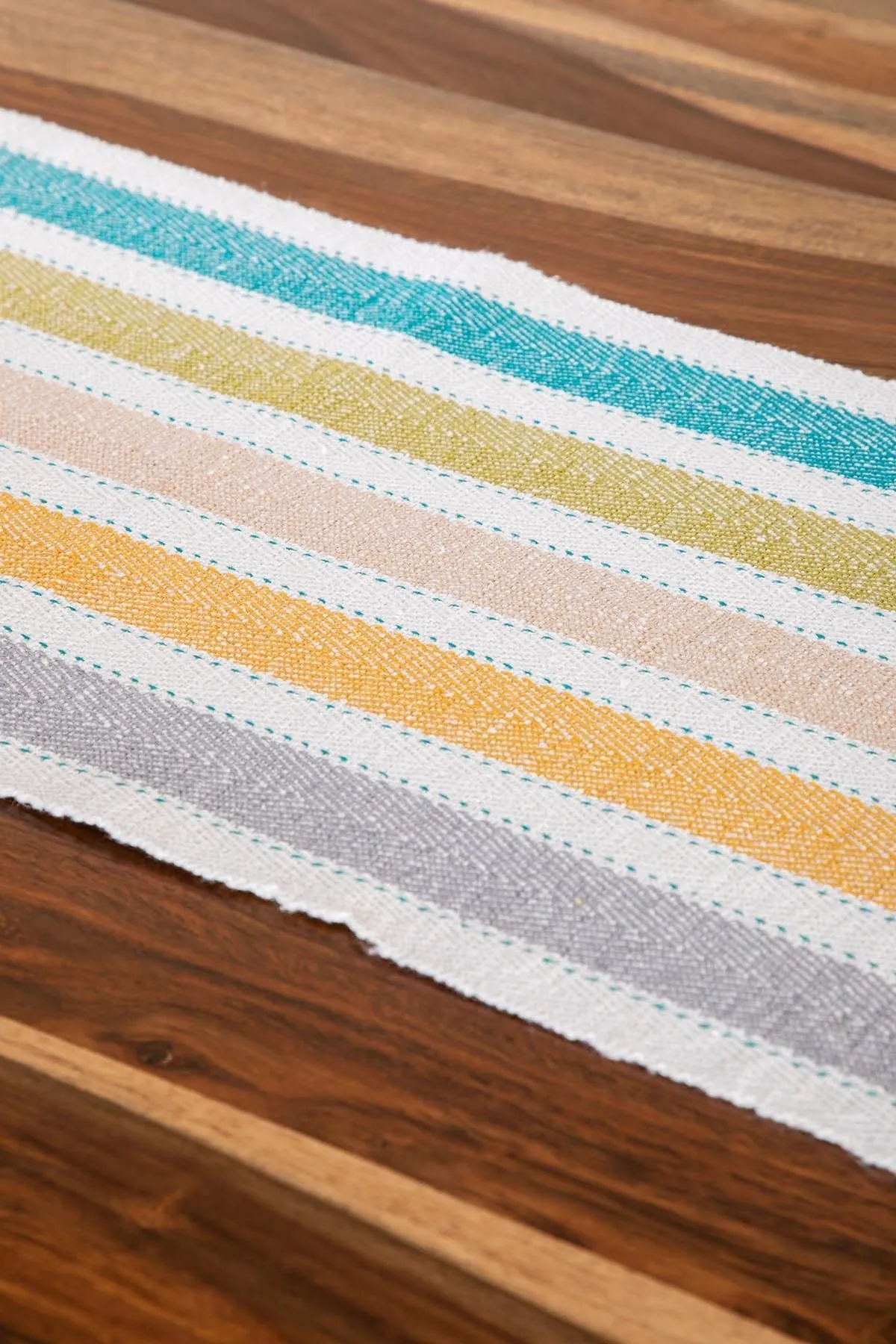 Striper Multi-Colored Table Runner