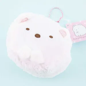 Sumikko Gurashi Macaron Fluffy Plushie Charm - Shirokuma