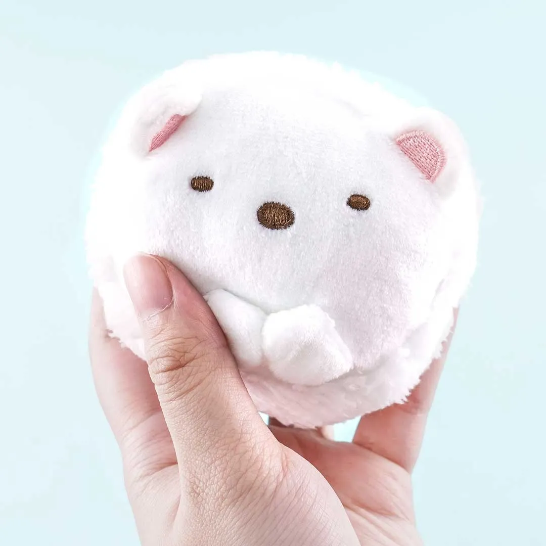 Sumikko Gurashi Macaron Fluffy Plushie Charm - Shirokuma