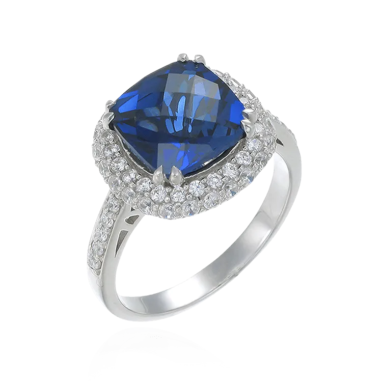 Sumptuous Blue Sapphire Ring