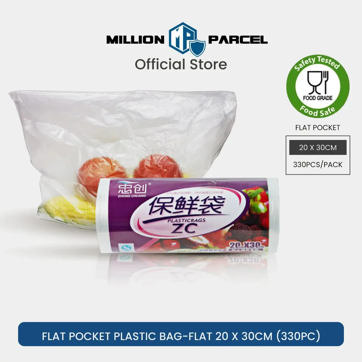 Supermarket Perforated Continuous Roll Bags | Plastic Bag