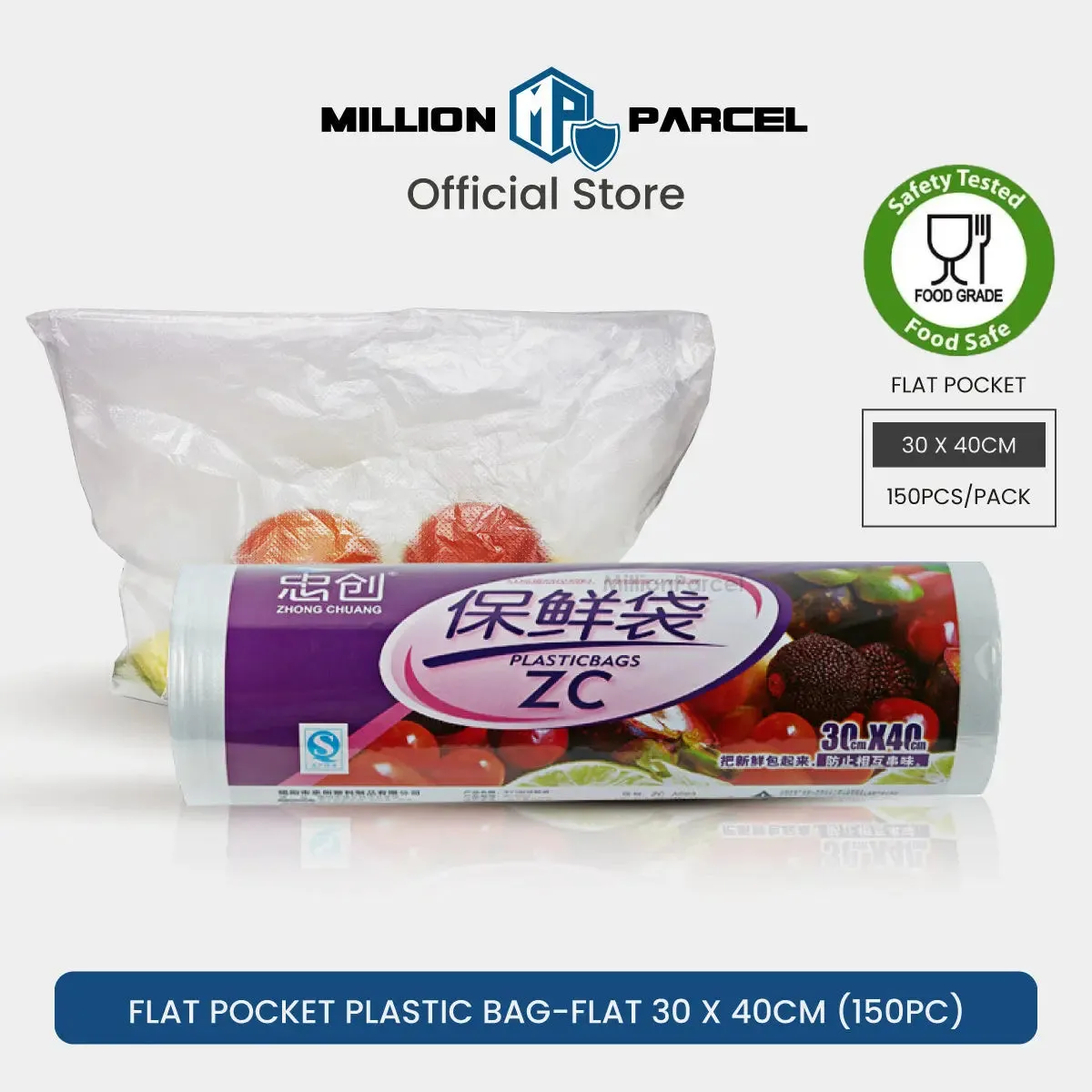 Supermarket Perforated Continuous Roll Bags | Plastic Bag