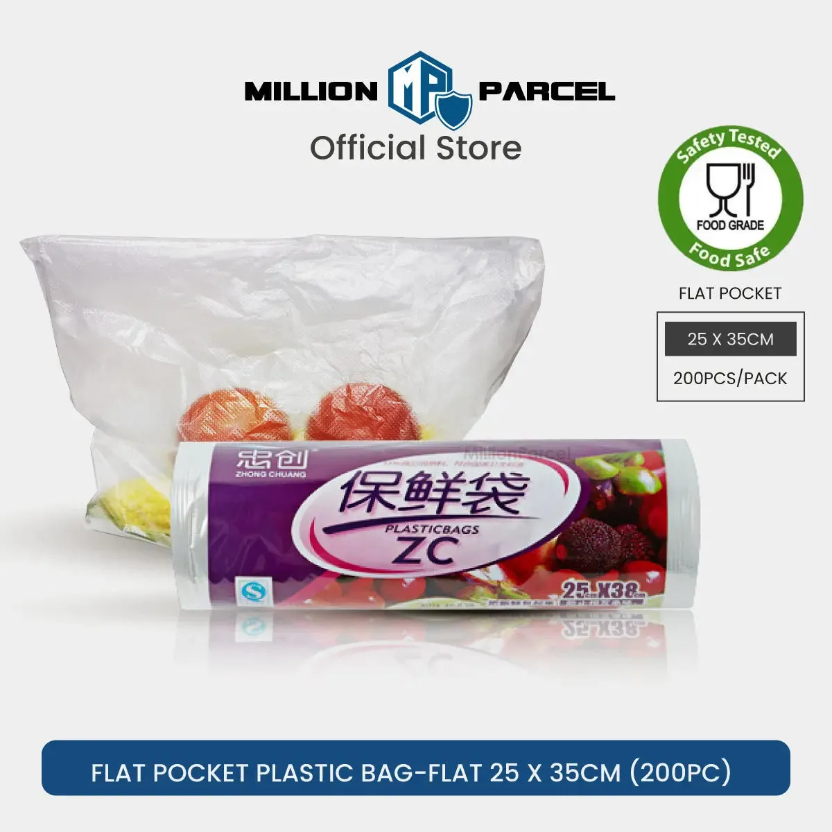 Supermarket Perforated Continuous Roll Bags | Plastic Bag