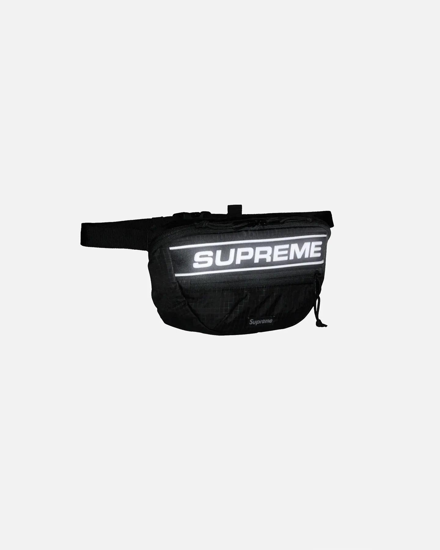 Supreme Logo Waist Bag Black