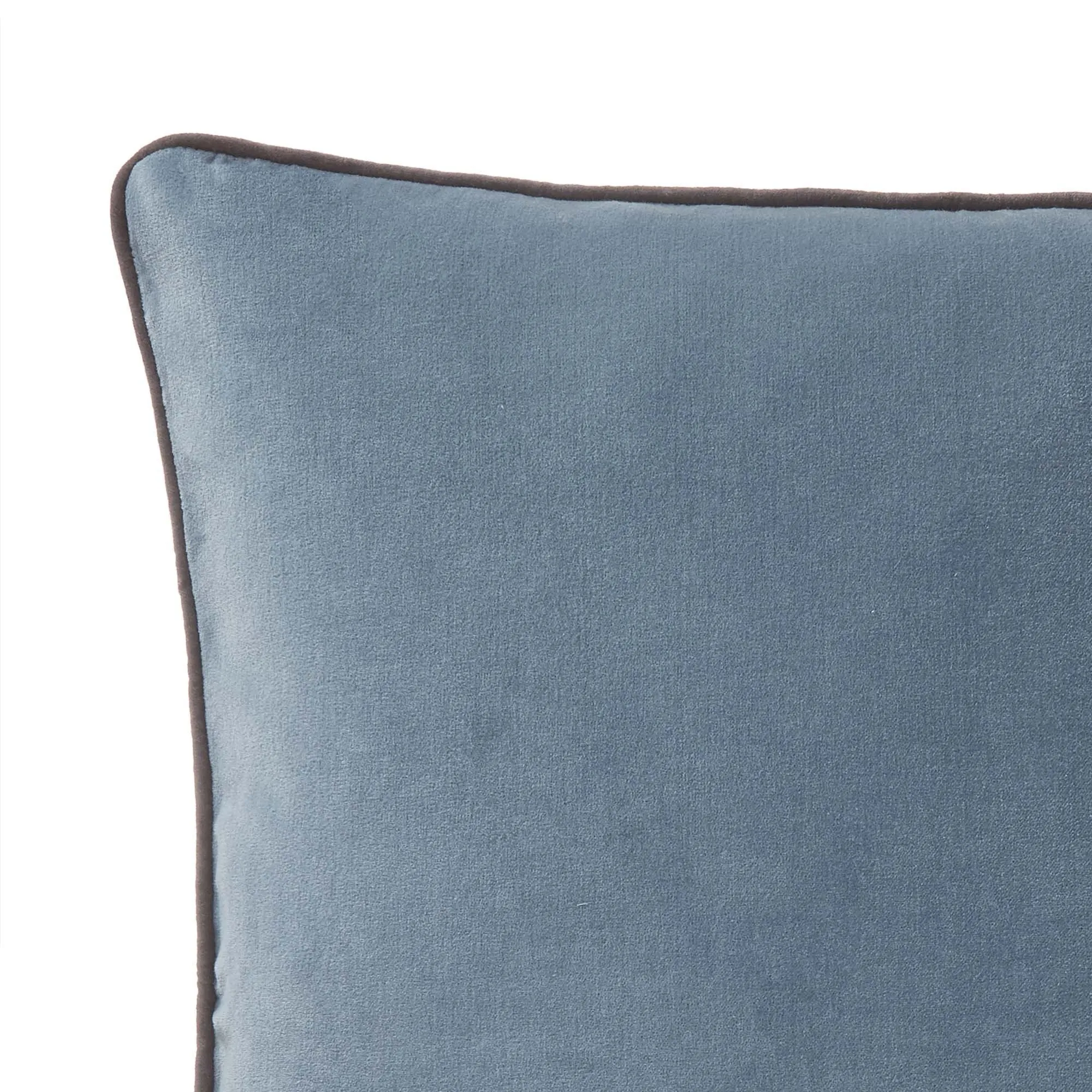 Suri Cushion Cover [Grey blue/Dark grey]