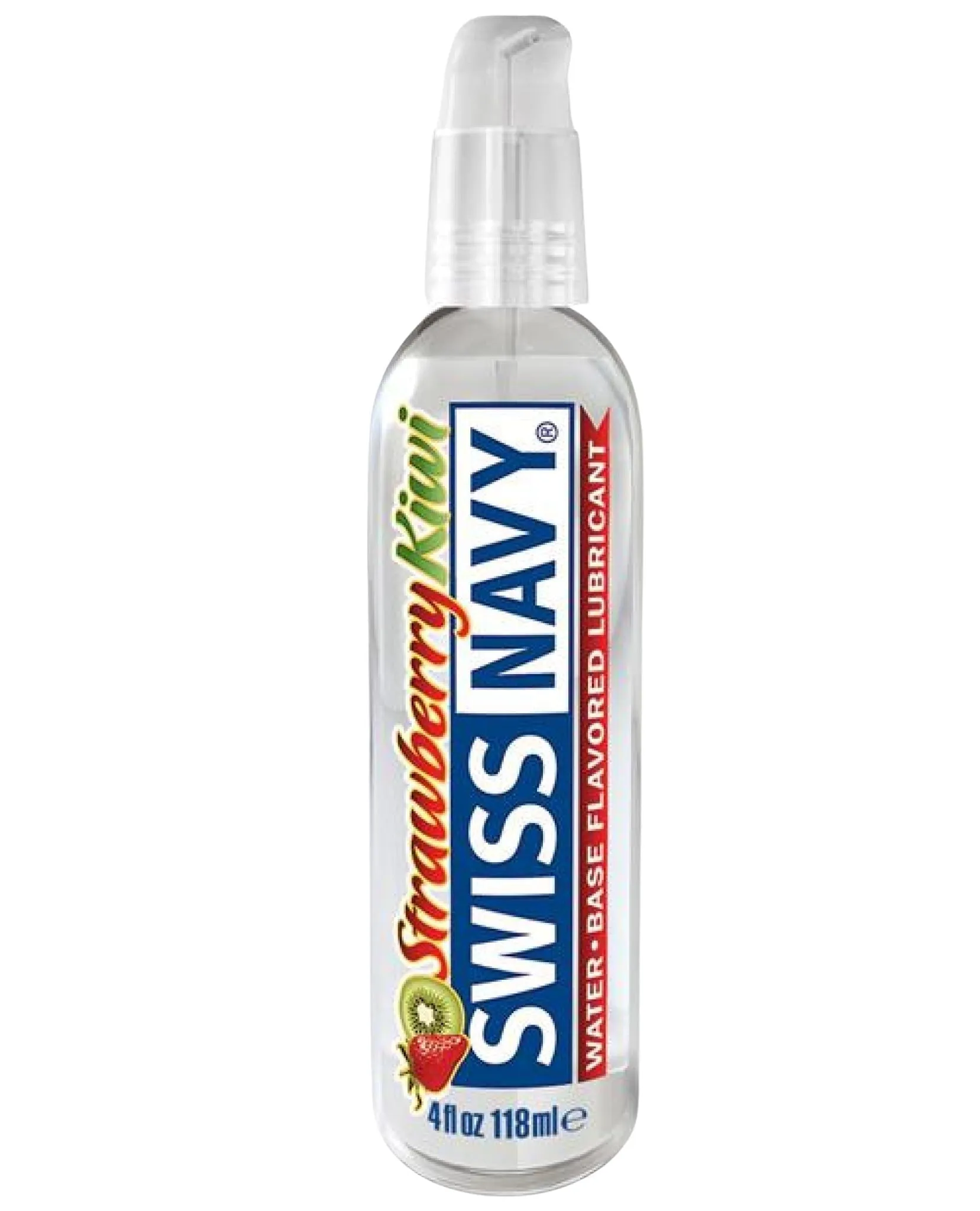 Swiss Navy Flavors Premium Water-Based Lubricant - Strawberry Kiwi 4 Oz