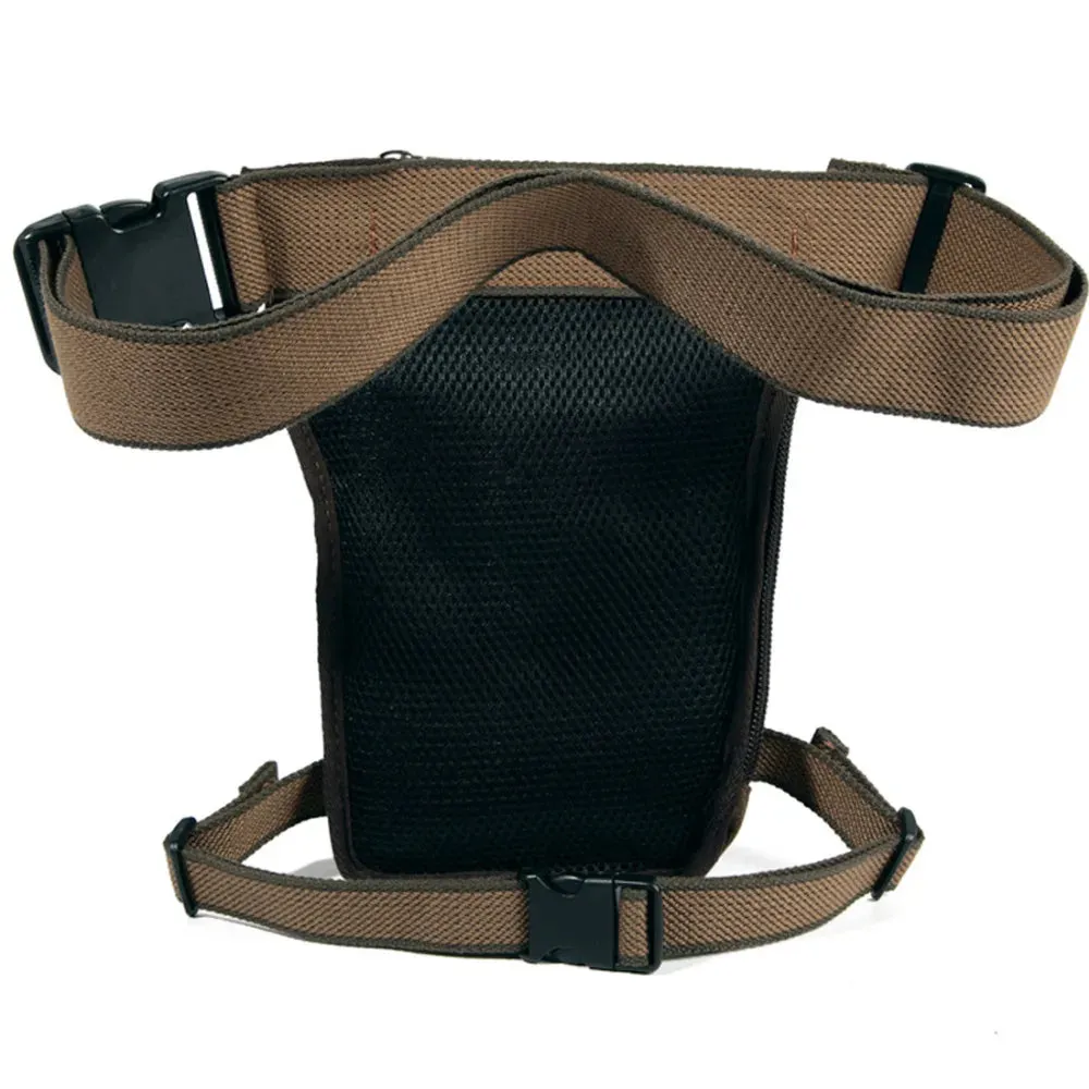 Tactical Military Drop Leg Bag in Deep Coffee