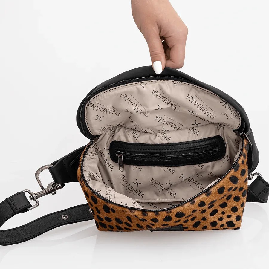 Thandana Animal Print Leather Ari Bum Bag - Fanny Pack