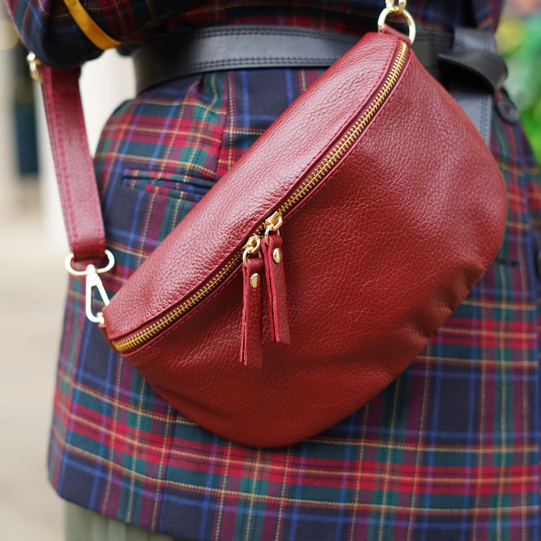 The 'Regular' Leather Bumbag / Sling Bag