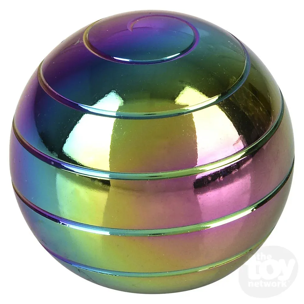 Toy Network Rainbow Gyroscope Sphere 1.5"