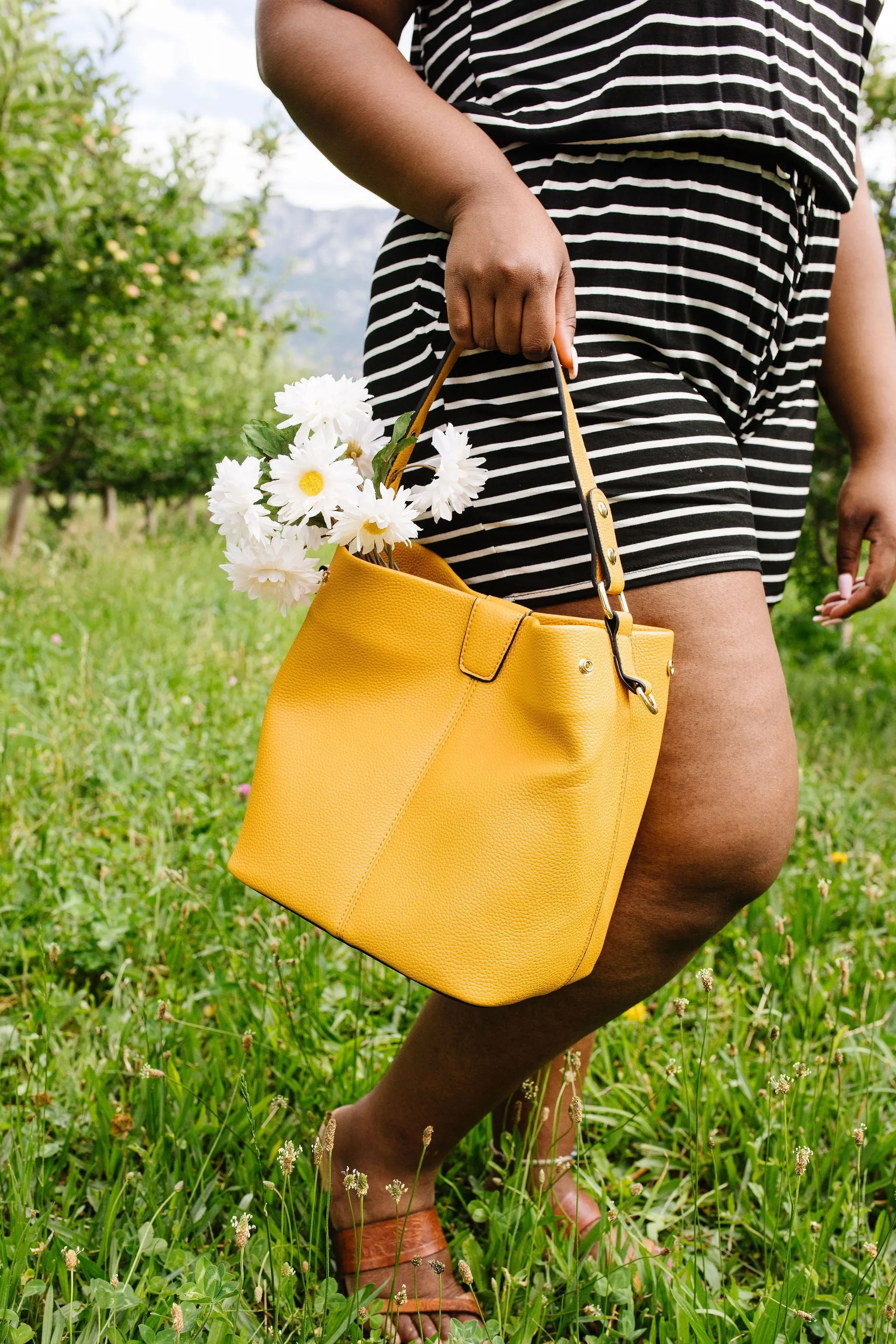 Tuscan Gold Bucket Bag