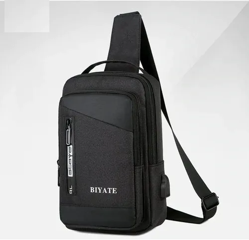 USB charging  multi-functional chest bag（different colors)