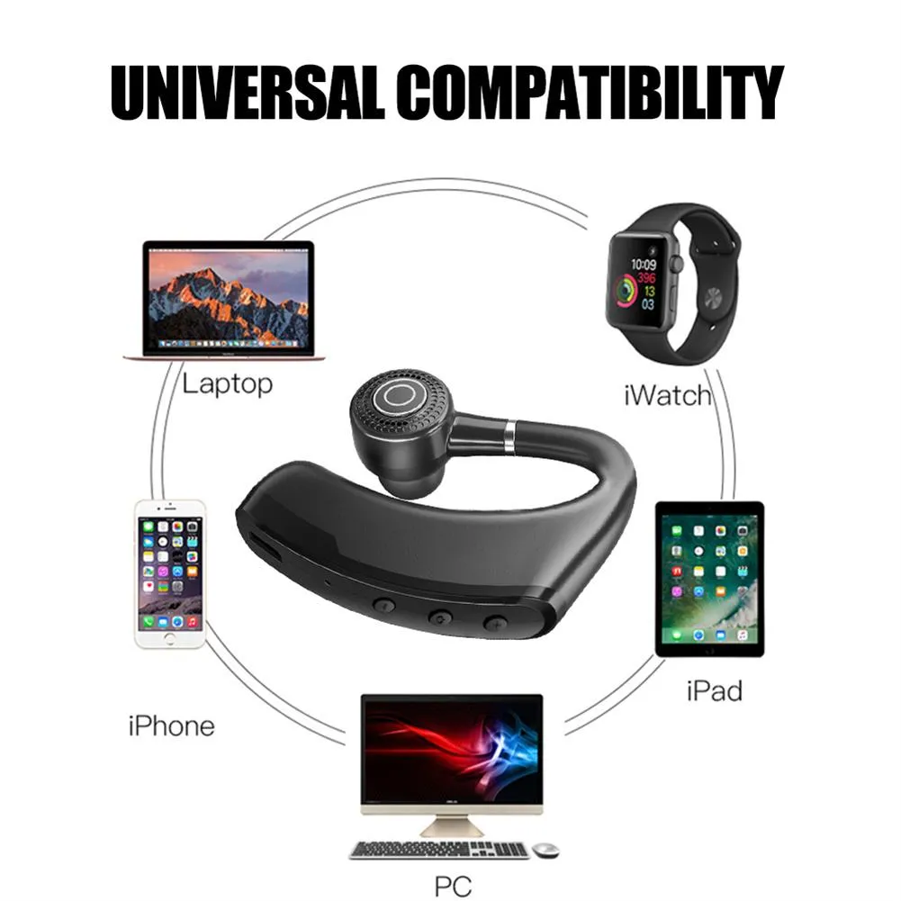 V9 Wireless Headphone Bluetooth-compatible Headset Hands-free Noise Control Stereo Music Earphone With Microphone for Xiaomi