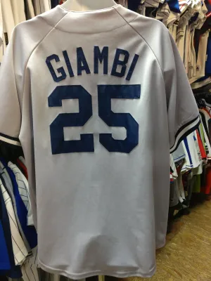 Vintage #25 JASON GIAMBI New York Yankees MLB Majestic Jersey XL