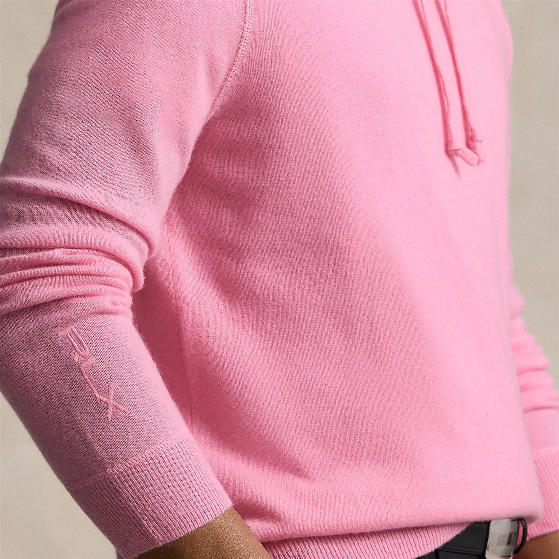 Washable Cashmere Hooded Sweater Pink Flamingo - SS24