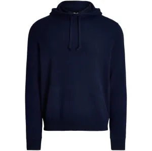 Washable Cashmere Hooded Sweater Refined Navy - AW24